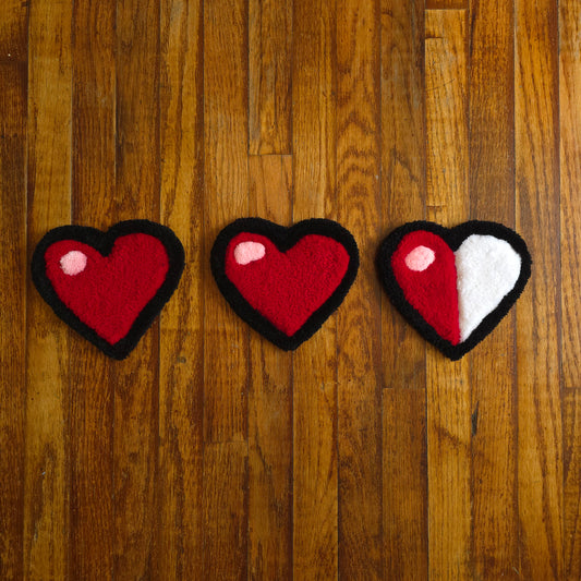 3 Heart Container Wall Rugs