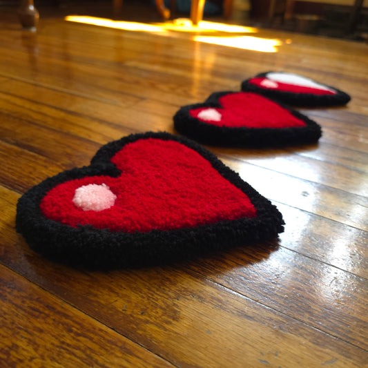 3 Heart Container Wall Rugs
